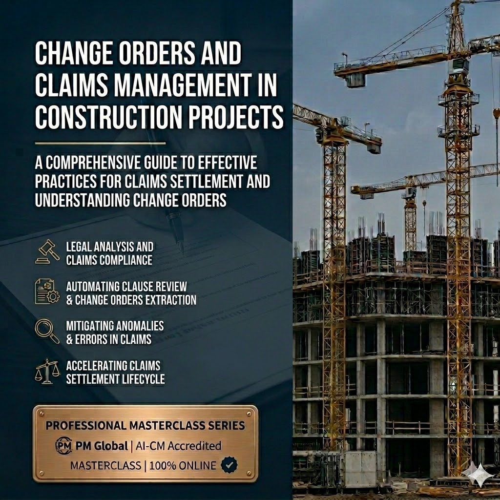 Change Orders & Claims Management in Construction Projects